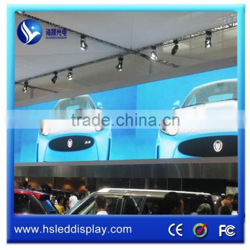 High definition bright indoor advertising led tv display for car show