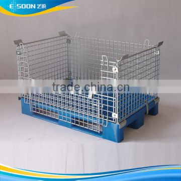 sheet metal pallet container