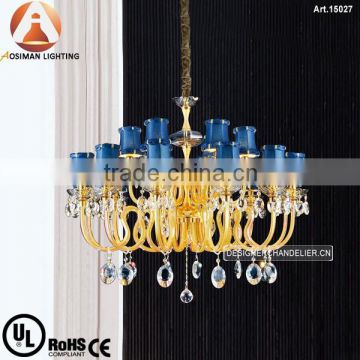 18 Light Elegant Crystal Lamp with Clear Crystal