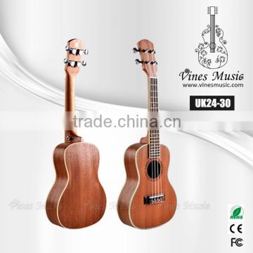 24 inch china cheap concert sapele ukulele (UK24-30)