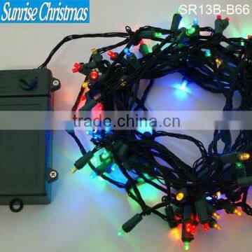 multi color Led battery lights with timer