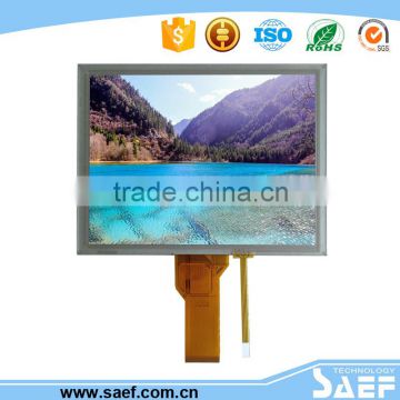 8" display lcd landscape type SVGA 800x600 dots with RGB interface & resistance touch LCM