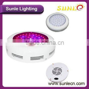 Led plant grow light round, 75w hydroponic cob led grow light