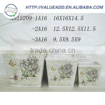 Best price ceramic flowers in the pot factory supply
