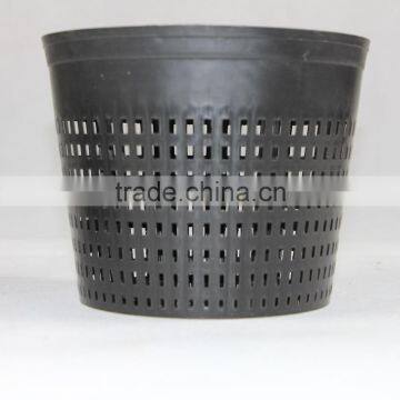 Plastic black net pot basket pot