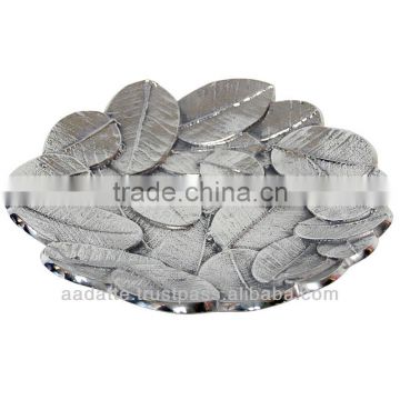 Plenti-Leaves Aluminium Platter