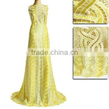 Comfortable muti-color beautiful textile french Lace african cord french lace FL 1393