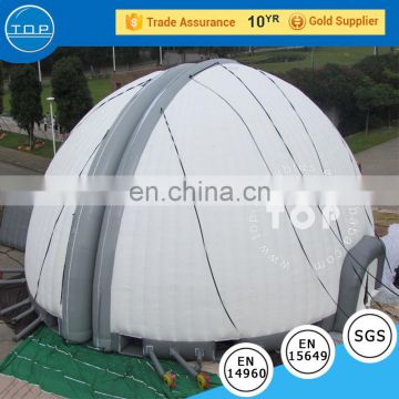 2017 TOP giant white single layer inflatable air dome tents for projection
