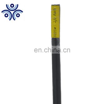 UL SER cable 4 CORE 3/0AWG aluminum conductor PVC insulation round service entrance round cable 600V
