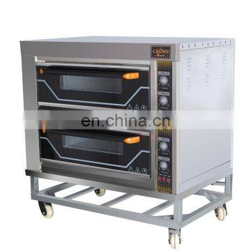 Baking Equipment Commercial 2 Decks 4 Trays Electric Oven for Baking