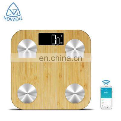 Low Price 180kg Household Food Weighing Bamboo Wooden LED Digital Kitchen Scale