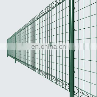 PVC Coated Welded BRC Fence Wire Mesh Fence Garden Roll Top Fence