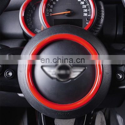 Hot sale Steering wheel decoration car sticker For MINI COOPER S F54 F55 F56 F57 F60 Automotive interior Car accessories