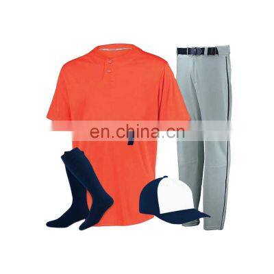 Custom design wholesale price Pakistani Suppliers Made Baseball Uniform Jerseys Sports training Practice Wear