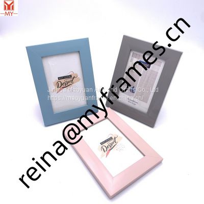 Plastic 5x7 4x6 Inch Glass Photo Frame with Polystyrene Frame Molded Material
