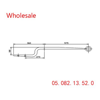 05.082.13.52.0Trails  Trailer Single Leaf Trolley Spring Wholesale For BPW