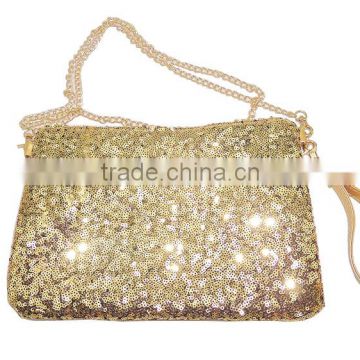 wholesale fashion ladies shiny sequin evening party bag
