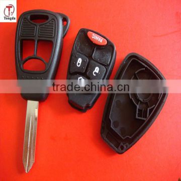 Tongda Hot sale ,remote key shlel 4 button key shell for Chrysler