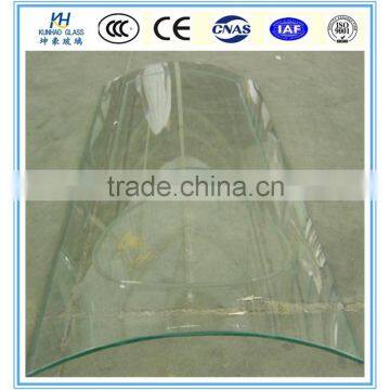 bended glass curved glass sliding door