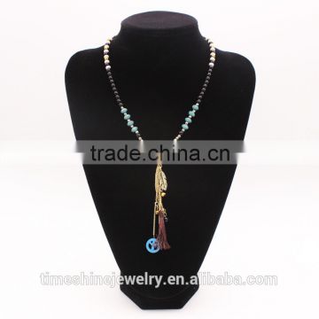 Fashion Wholesale Acrylic Beaded Long Necklace