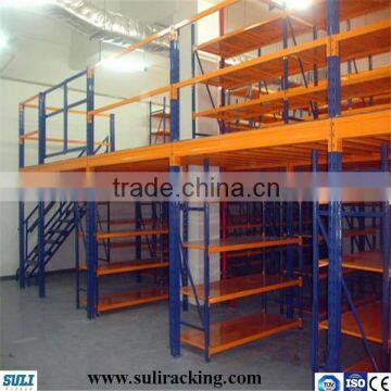 Warehouse storage steel mezzanine platform rack