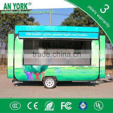 2015 HOT SALES BEST QUALITY electric food cart mobile fast food cart mobile food cart