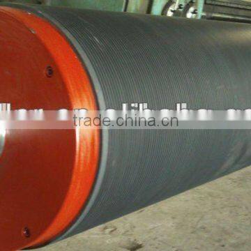 paper machine grooved press roller