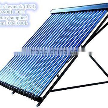 Vacuum tubes with cooper pipe solar water heater 100L.