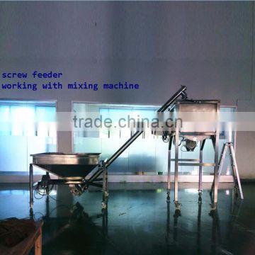 screw auger conveyor for mixing machine