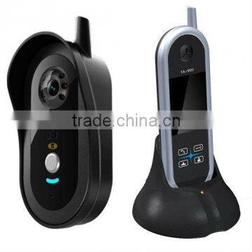 2.4G 2.5 inch color wireless interphones with 500 meters transmission distance in open area