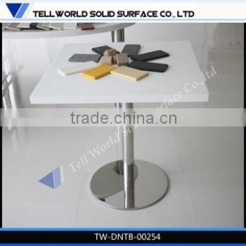 Acrylic solid surface material dinning table set