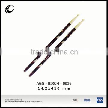 new design high quality promotional colorful kids wooden birch drumstick