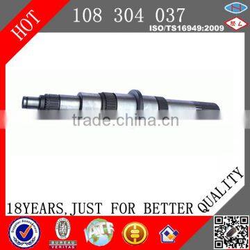 Howo,Foton, ZF transmission Shaft, output shaft for truck QJ805 gearbox 108304037