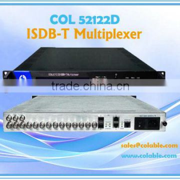 COL52122D 6 channel input isdb-t isdb-tb digital tv multiplexer