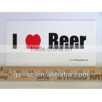 New design and non-toxic Car bumper sticker