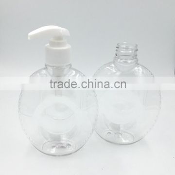 300ml Fashion Transparent eco friendly shampoo pet bottle