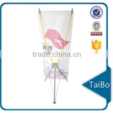 TB-X-C1 tention banner stand Glass Fiber pole x banner display