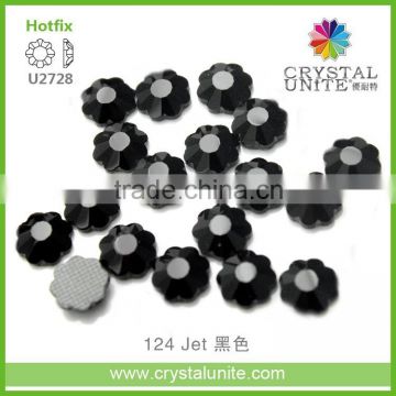 U2728 Flower Shape Flat Back Hotfix Crystal