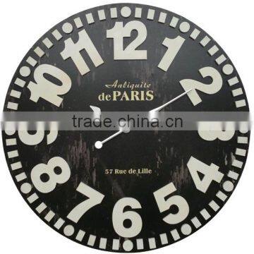 Big Size Decorative Wall Clock Wholesale Antique Iron Clock For Sale