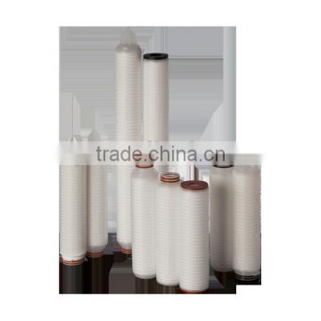 40" PP pleated filter cartridge/10 micron PP water filter replacement/water filter cartridges/cartridge water filters