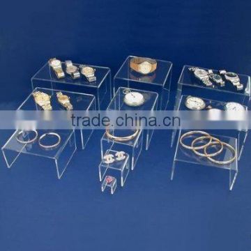 11 Piece Clear Riser Jewelry Display Set C0105008