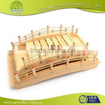 daily necessities handmade wood sushi bridge made in china