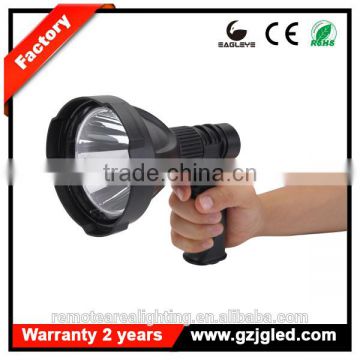 Guangzhou portable rechargeable led super bright outdoor lighting led handheld spotlight for ourdoor working 25w