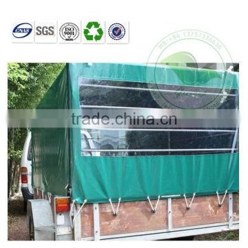 PVC trailer cage covers with clear pvc window wholesale