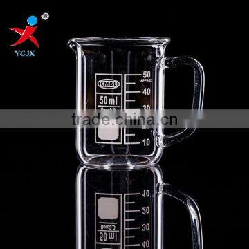 50ml Small Pyrex Glass Beakers With Handle