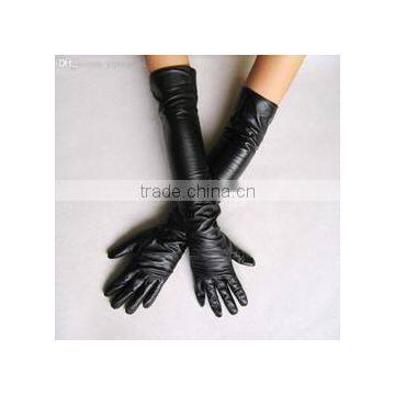 Women full sleeve dressing gloves made of leather