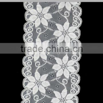 narrow elegant nylon spandex lace for lingerie pants and wedding dresses