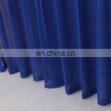 simple clean modern style 150cm width solid polyester organza curtain