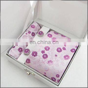 Mens Jacquard Custom Fashion Silk Woven Neckties With Boxes