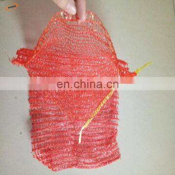 fruit net bag/small mesh net bags/knitted plastic mesh bag